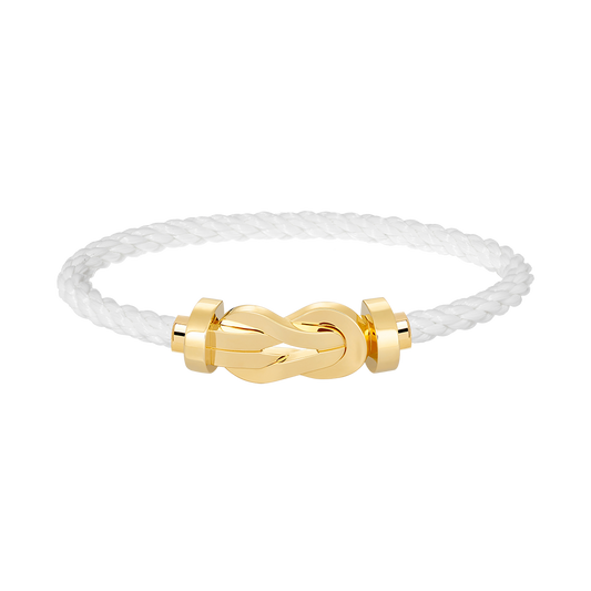 [Moco]CHANCE GROSSES 8-FACH-ARMBAND MIT SCHNALLE OHNE DIAMANT GOLD