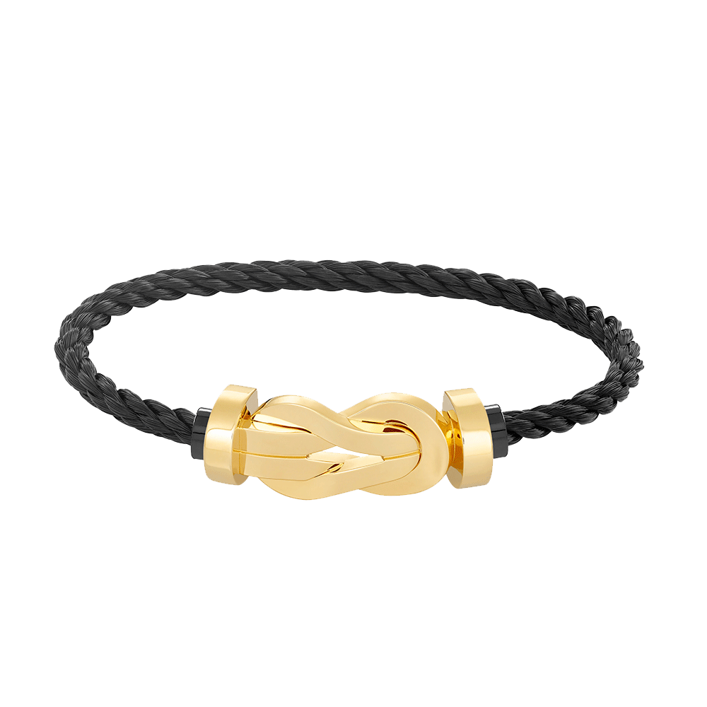 [Moco]CHANCE GROSSES 8-FACH-ARMBAND MIT SCHNALLE OHNE DIAMANT GOLD