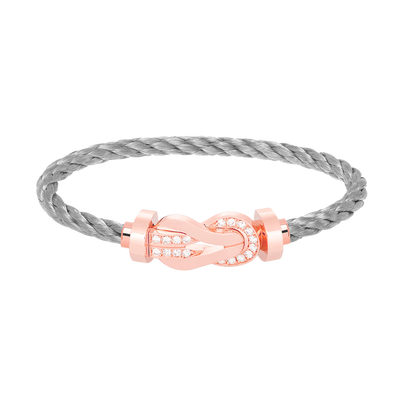 [Moco]CHANCE GROSSES 8-STELLIGES SCHNALLE HALBDIAMANTARMBAND ROSÉGOLD