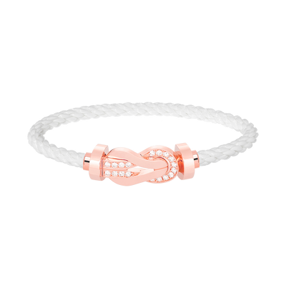 [Moco]CHANCE GROSSES 8-STELLIGES SCHNALLE HALBDIAMANTARMBAND ROSÉGOLD