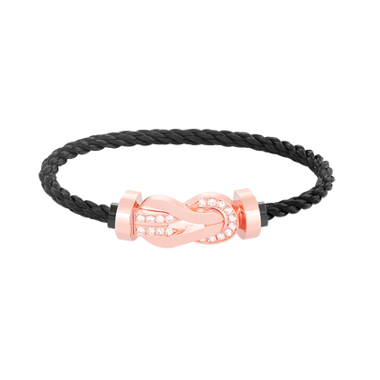 [Moco]CHANCE GROSSES 8-STELLIGES SCHNALLE HALBDIAMANTARMBAND ROSÉGOLD