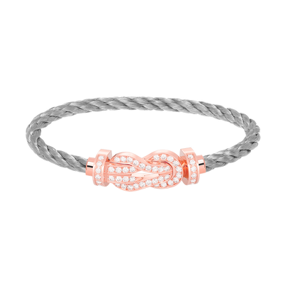 [Moco]CHANCE GROSSES 8-FACH-ARMBAND MIT VOLLEN DIAMANTEN IN ROSÉGOLD