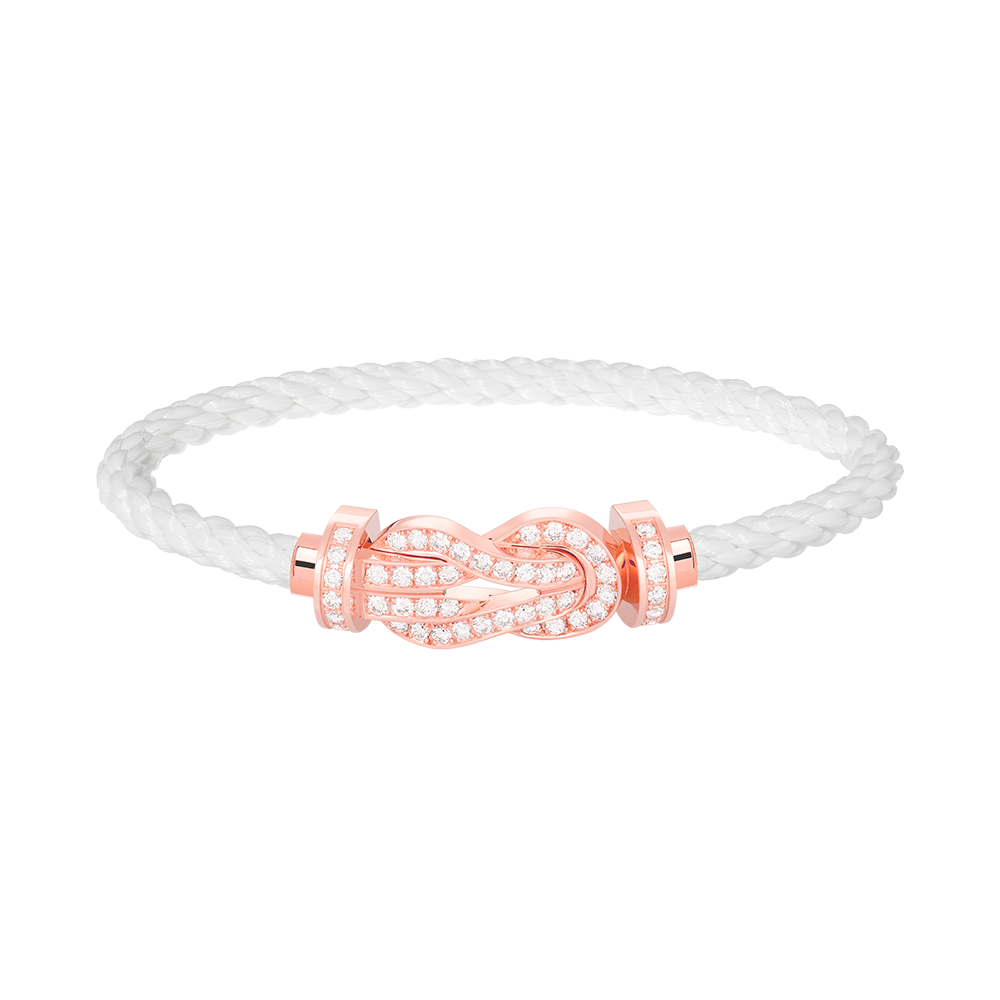 [Moco]CHANCE GROSSES 8-FACH-ARMBAND MIT VOLLEN DIAMANTEN IN ROSÉGOLD