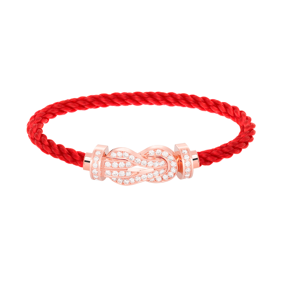 [Moco]CHANCE GROSSES 8-FACH-ARMBAND MIT VOLLEN DIAMANTEN IN ROSÉGOLD