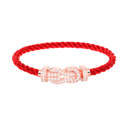 [Moco]CHANCE GROSSES 8-FACH-ARMBAND MIT VOLLEN DIAMANTEN IN ROSÉGOLD