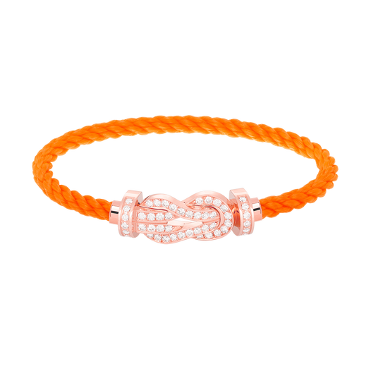 [Moco]CHANCE GROSSES 8-FACH-ARMBAND MIT VOLLEN DIAMANTEN IN ROSÉGOLD