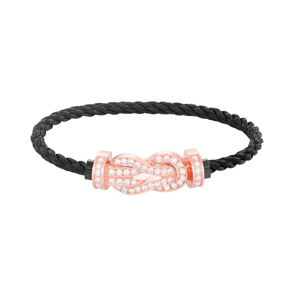 [Moco]CHANCE GROSSES 8-FACH-ARMBAND MIT VOLLEN DIAMANTEN IN ROSÉGOLD