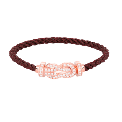 [Moco]CHANCE GROSSES 8-FACH-ARMBAND MIT VOLLEN DIAMANTEN IN ROSÉGOLD