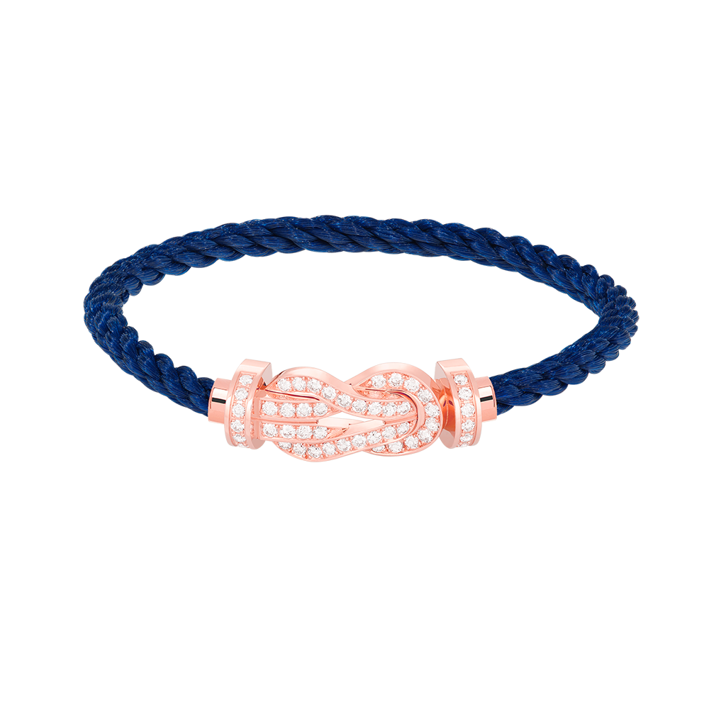 [Moco]CHANCE GROSSES 8-FACH-ARMBAND MIT VOLLEN DIAMANTEN IN ROSÉGOLD