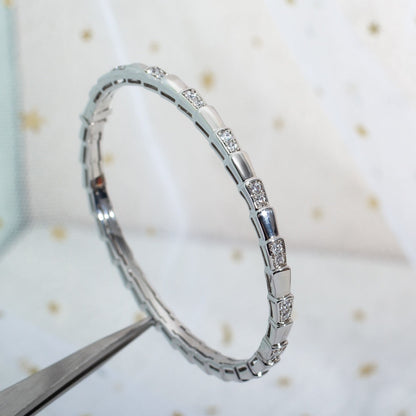 [Moco]SERPENTI-ARMBAND, SILBER, DIAMANT