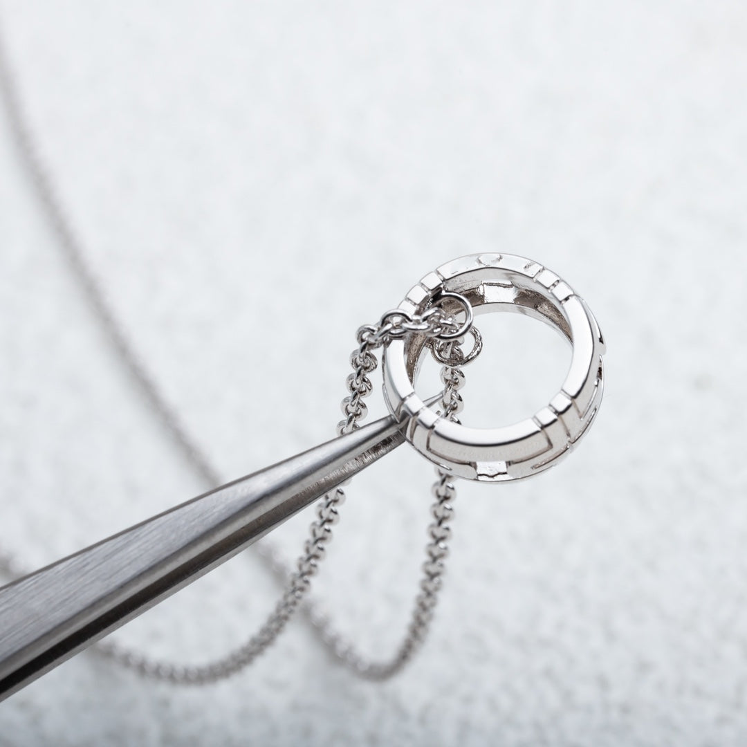 [Moco]PARENTESI NECKLACE SILVER