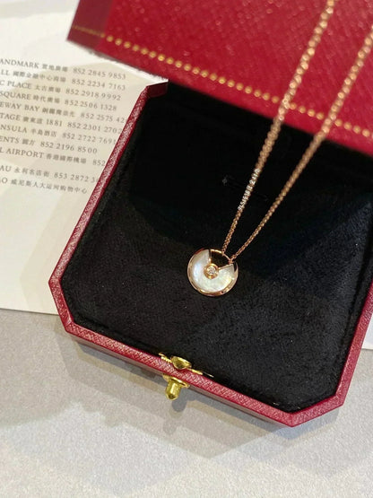 [Moco]AMULETTE ROSE GOLD MOP NECKLACE