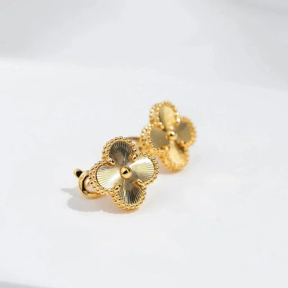 [Moco]CLOVER MEDIUM 1 MOTIFS LASER EARRINGS