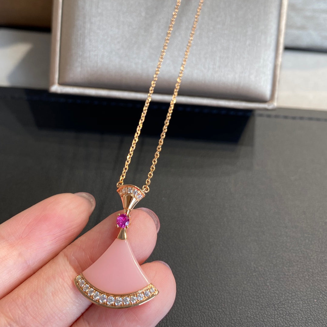 [Moco]DREAM NECKLACE PINK OPAL