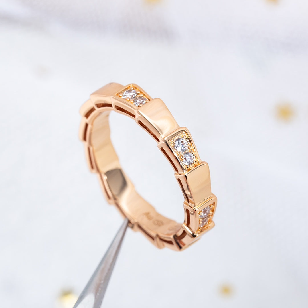 [Moco]SERPENTI RING ROSA GOLD 3MM