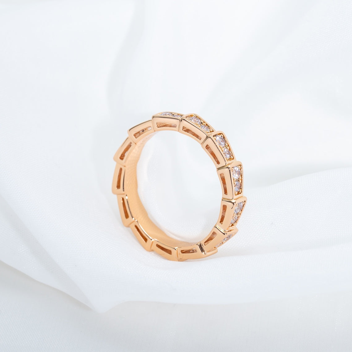 [Moco]SERPENTI RING ROTGOLD MIT DIAMANTEN 3MM