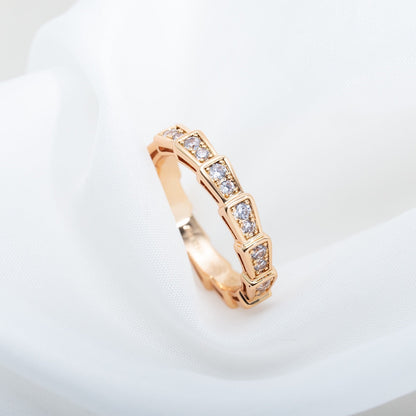 [Moco]SERPENTI RING ROTGOLD MIT DIAMANTEN 3MM