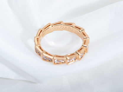 [Moco]SERPENTI RING ROTGOLD MIT DIAMANTEN 3MM