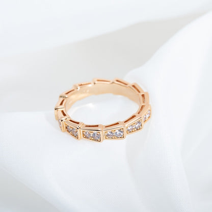 [Moco]SERPENTI RING ROTGOLD MIT DIAMANTEN 3MM