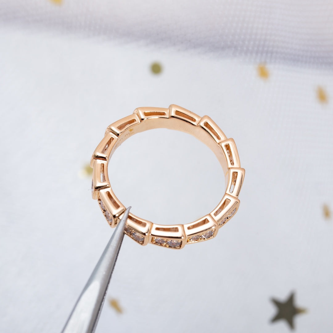 [Moco]SERPENTI RING ROTGOLD MIT DIAMANTEN 3MM