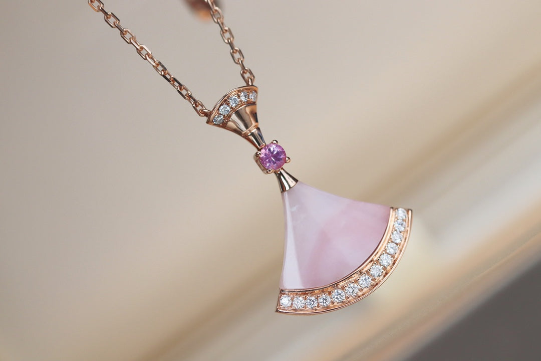 [Moco]DREAM NECKLACE PINK MOP DIAMOND