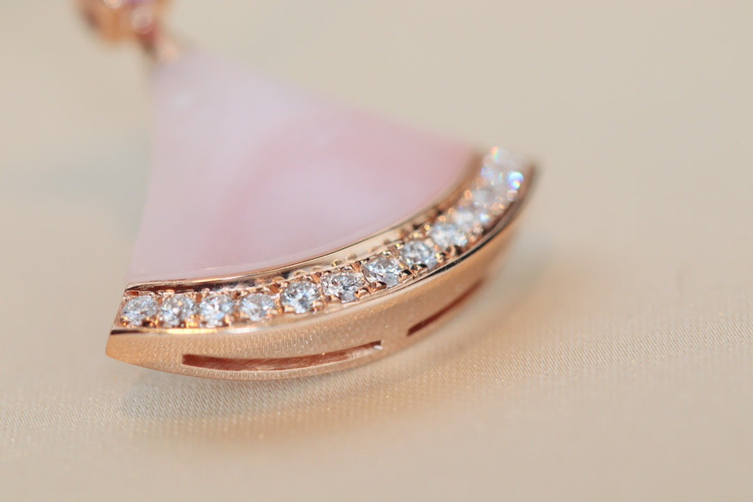 [Moco]DREAM NECKLACE PINK MOP DIAMOND