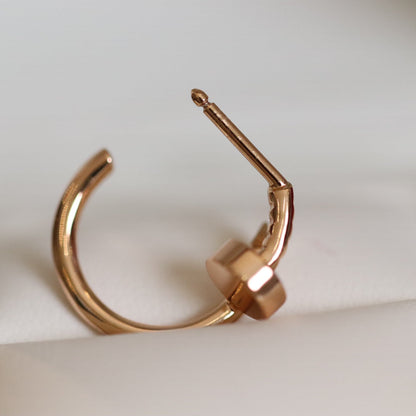 [Moco]JUSTE EARRINGS PINK GOLD