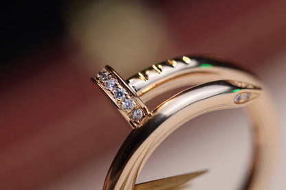 [Moco]JUSTE RING 2.65MM PINK GOLD DIAMOND