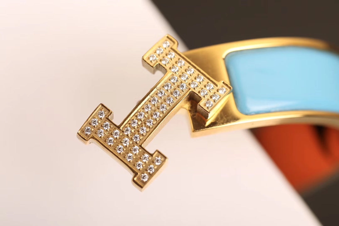 [Moco]H CLOUD BLUE BRACELET GOLD DIAMOND