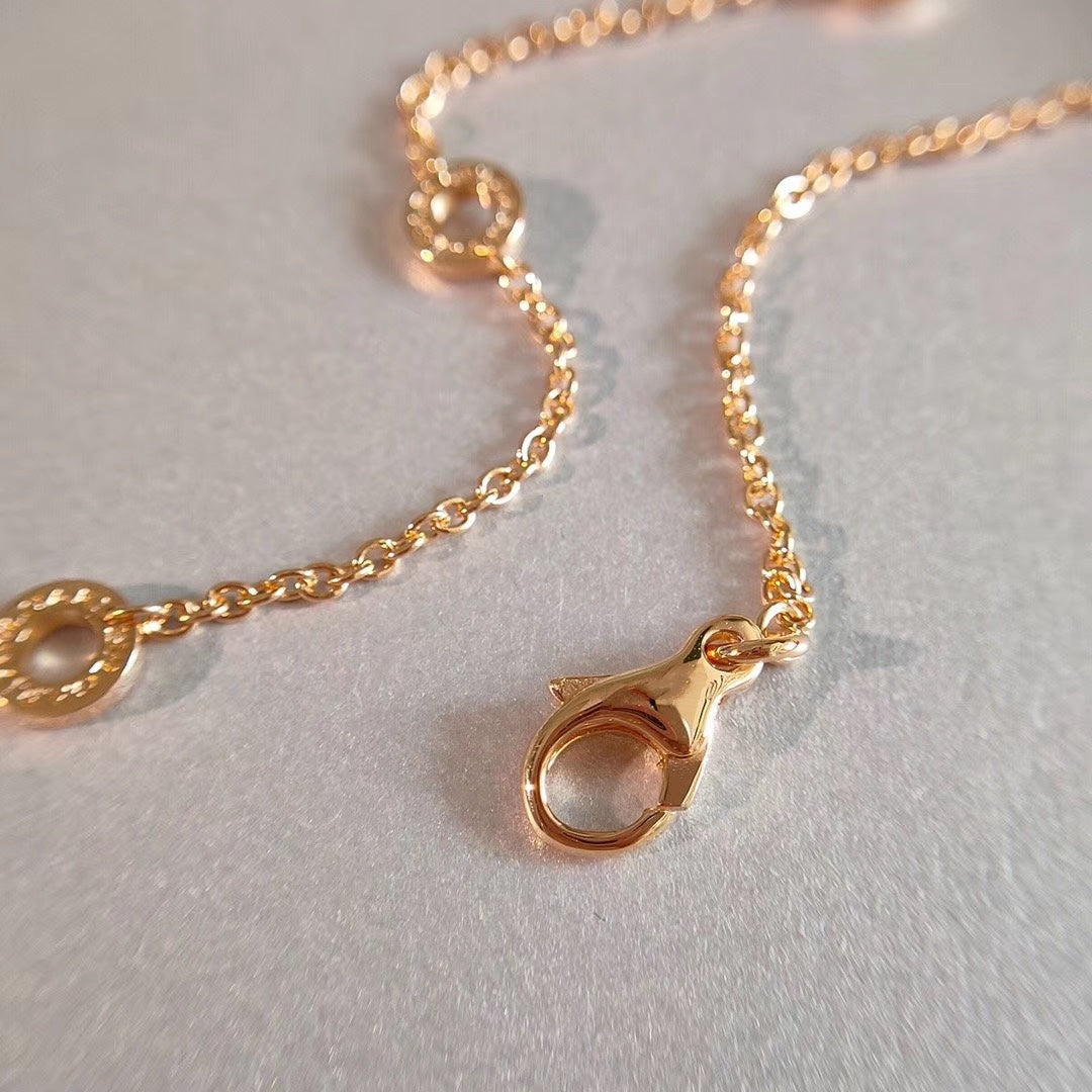 [Moco]ZERO 1 NECKLACE PINK GOLD