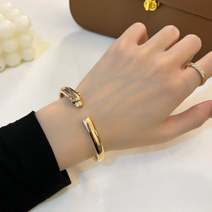 [Moco] PANTHERE GOLD OFFENES ARMBAND