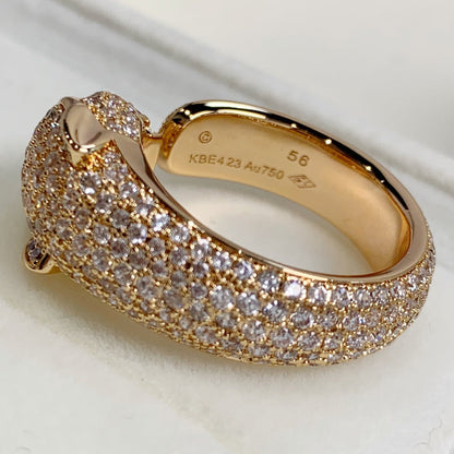 [Moco]PANTHERE PINK GOLD DIAMOND RING