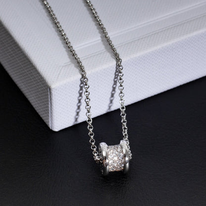 [Moco]ZERO 1 SILVER DIAMOND NECKLACE