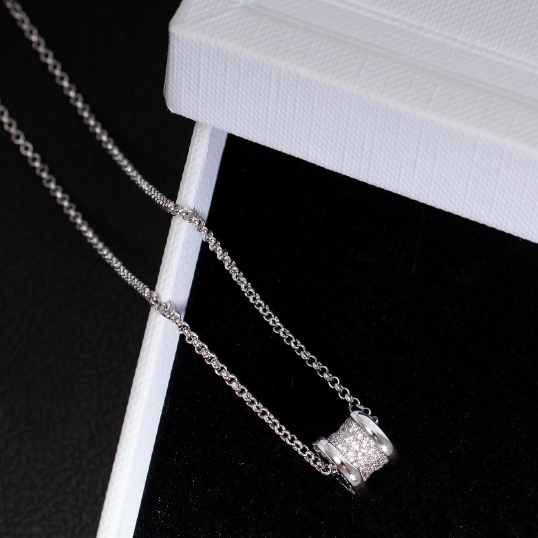 [Moco]ZERO 1 SILVER DIAMOND NECKLACE