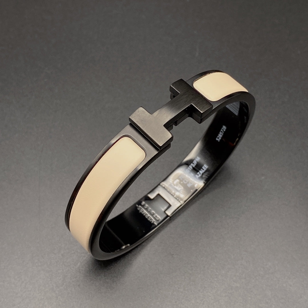 [Moco]H ARMBAND 12MM SCHWARZ BEIGE KERAMIK