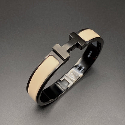 [Moco]H BRACELET 12MM BLACK BEIGE CERAMIC