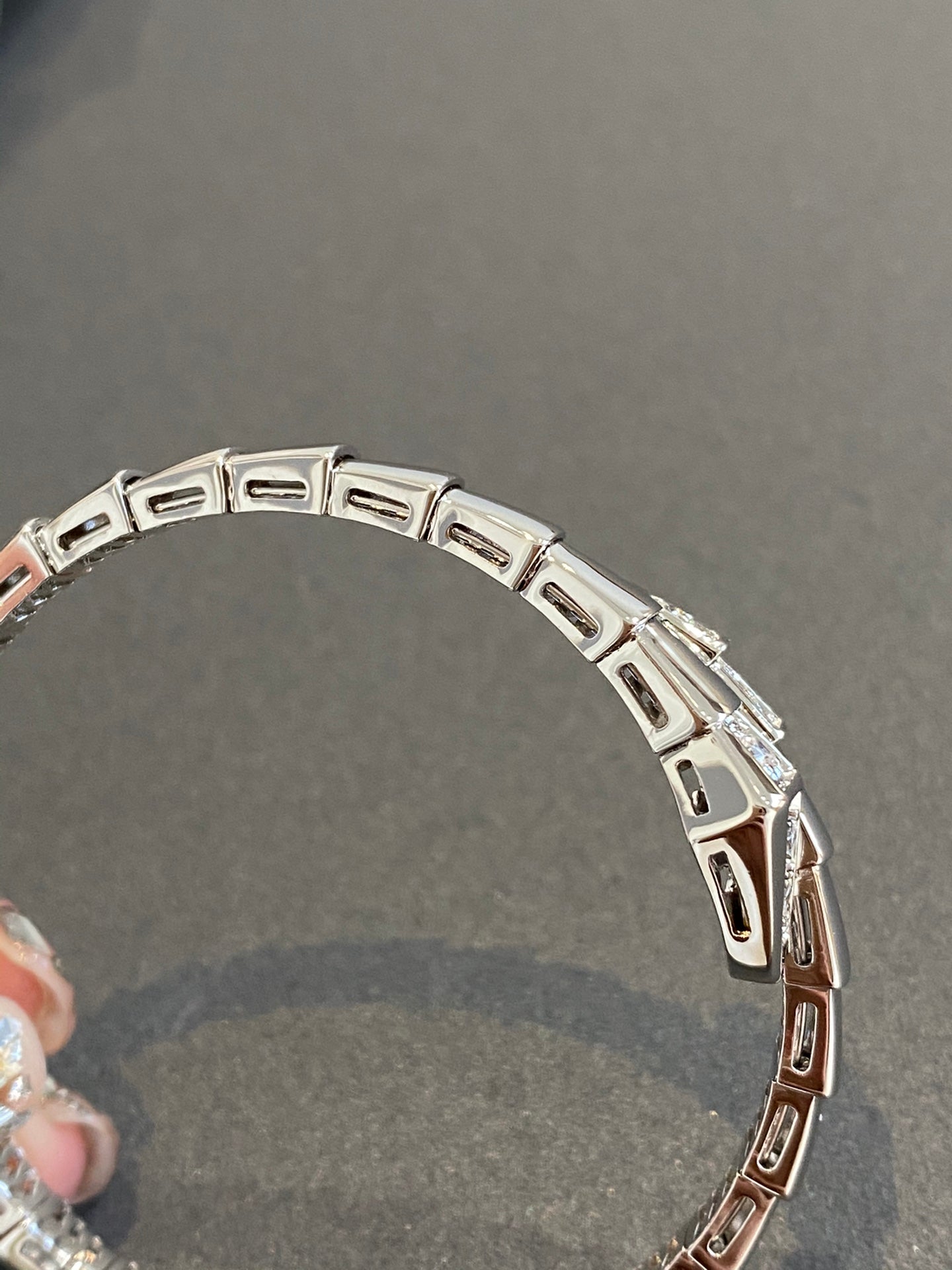 [Moco]SERPENTI-ARMBAND DIAMANTEN SILBER