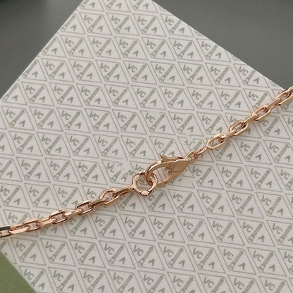 [Moco]LUCKY SPRING 15 MOTIFS ROSE GOLD NECKLACE