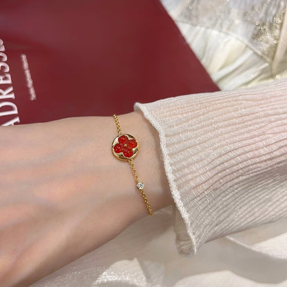 [Moco]SUN PEDANT CARNELIAN BRACELET