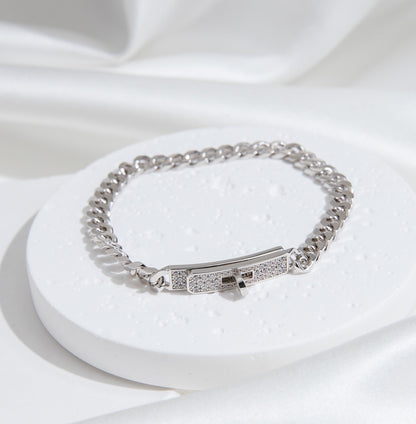 [Moco]KELLY KETTE SILBER DIAMANT ARMBAND