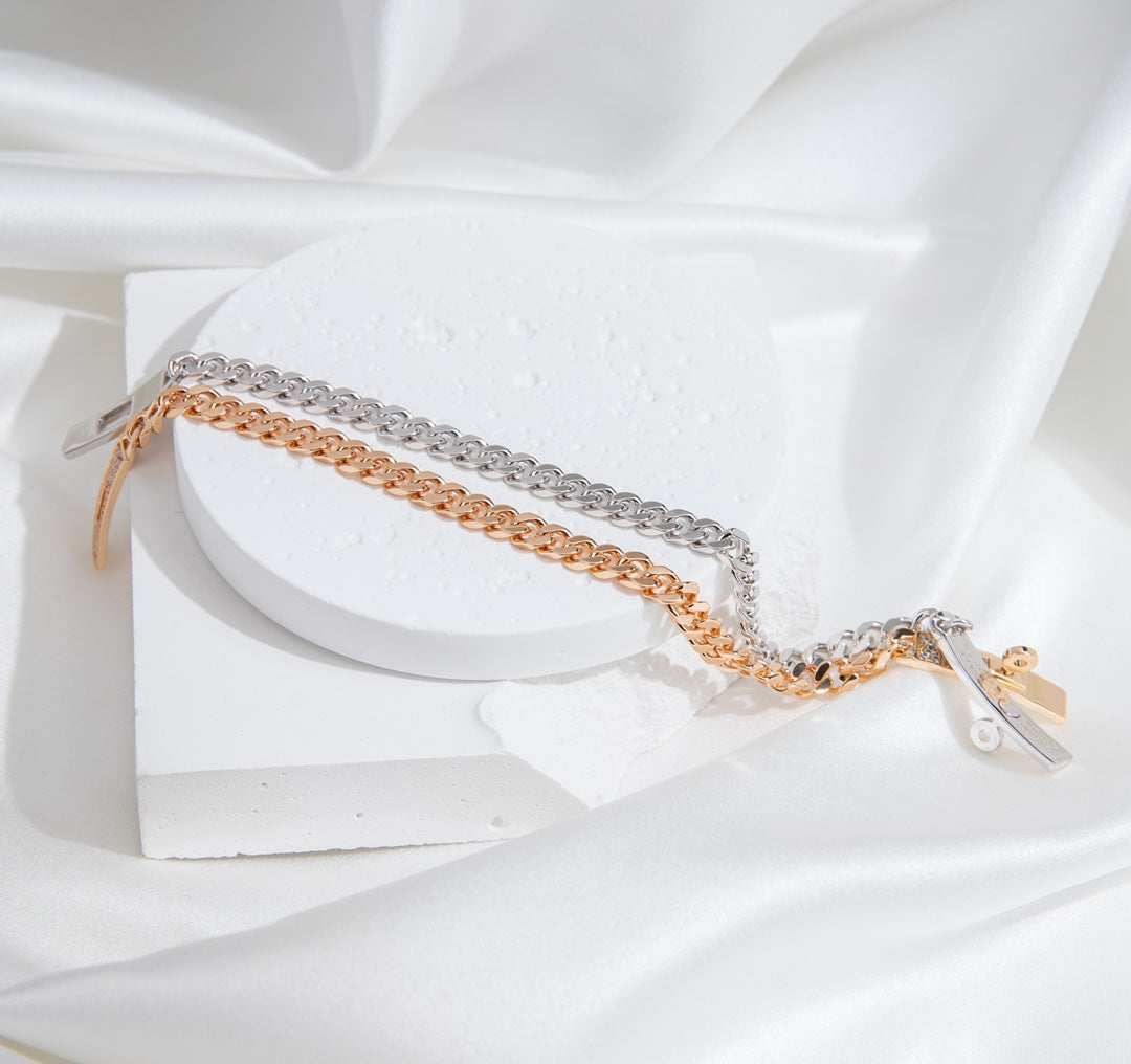 [Moco]KELLY KETTE SILBER DIAMANT ARMBAND