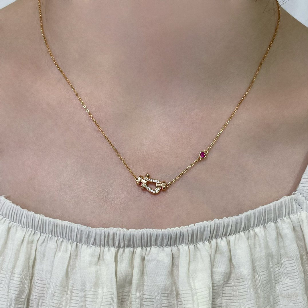 [Moco]FORCE 10 DIAMOND PINK GOLD NECKLACE