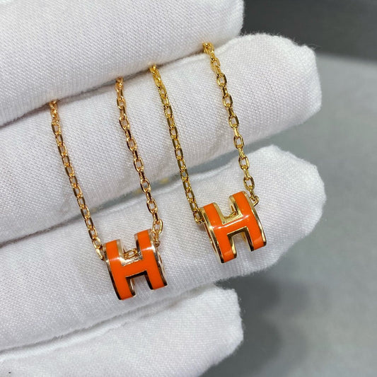 [Moco]MINI POP H NECKLACE