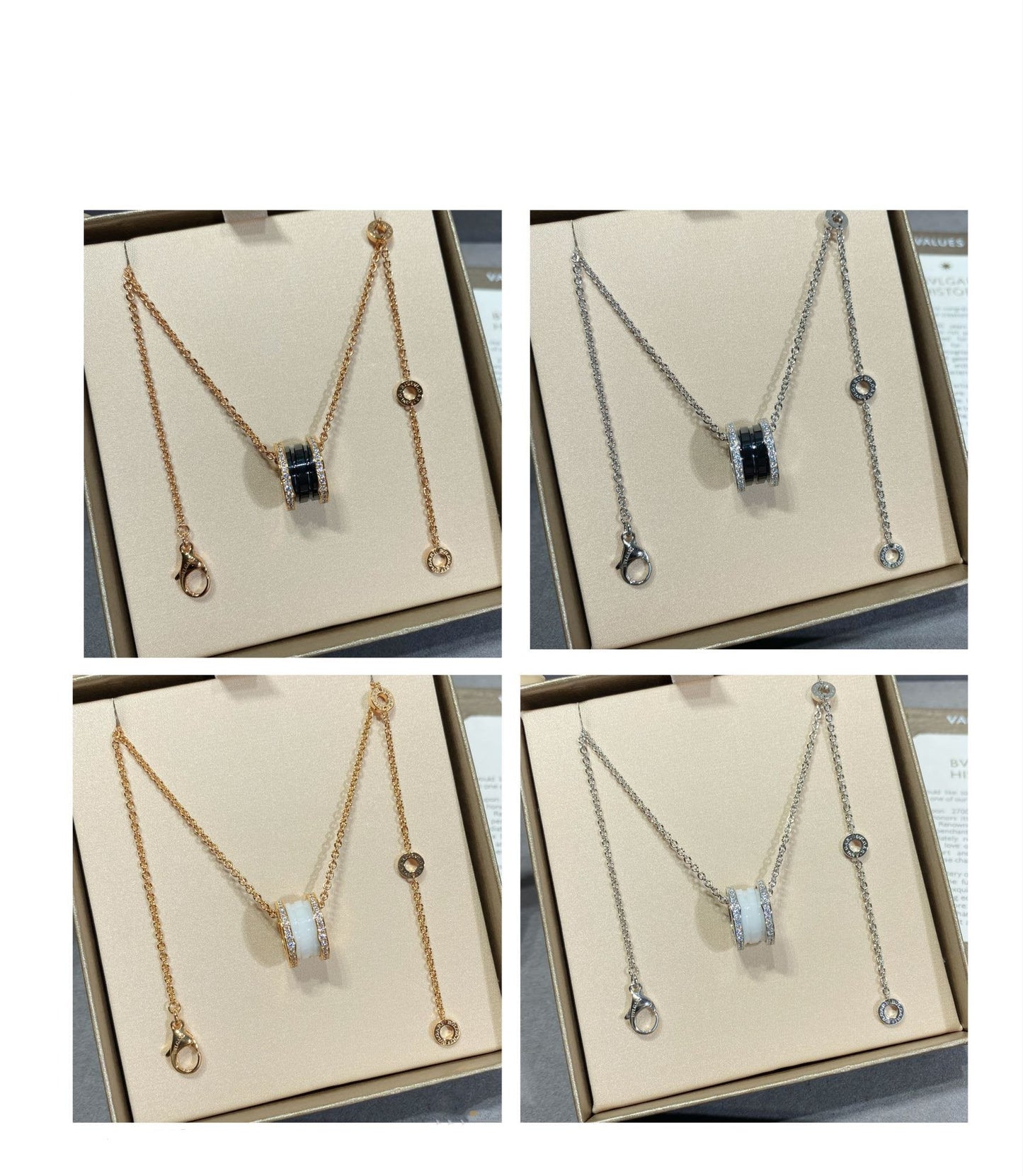 [Moco]ZERO 1 DIAMOND CERAMIC NECKLACE