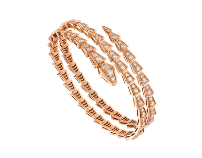 [Moco]SERPENTI ARMBAND ROTGOLD DIAMANT ZWEIREIHIG