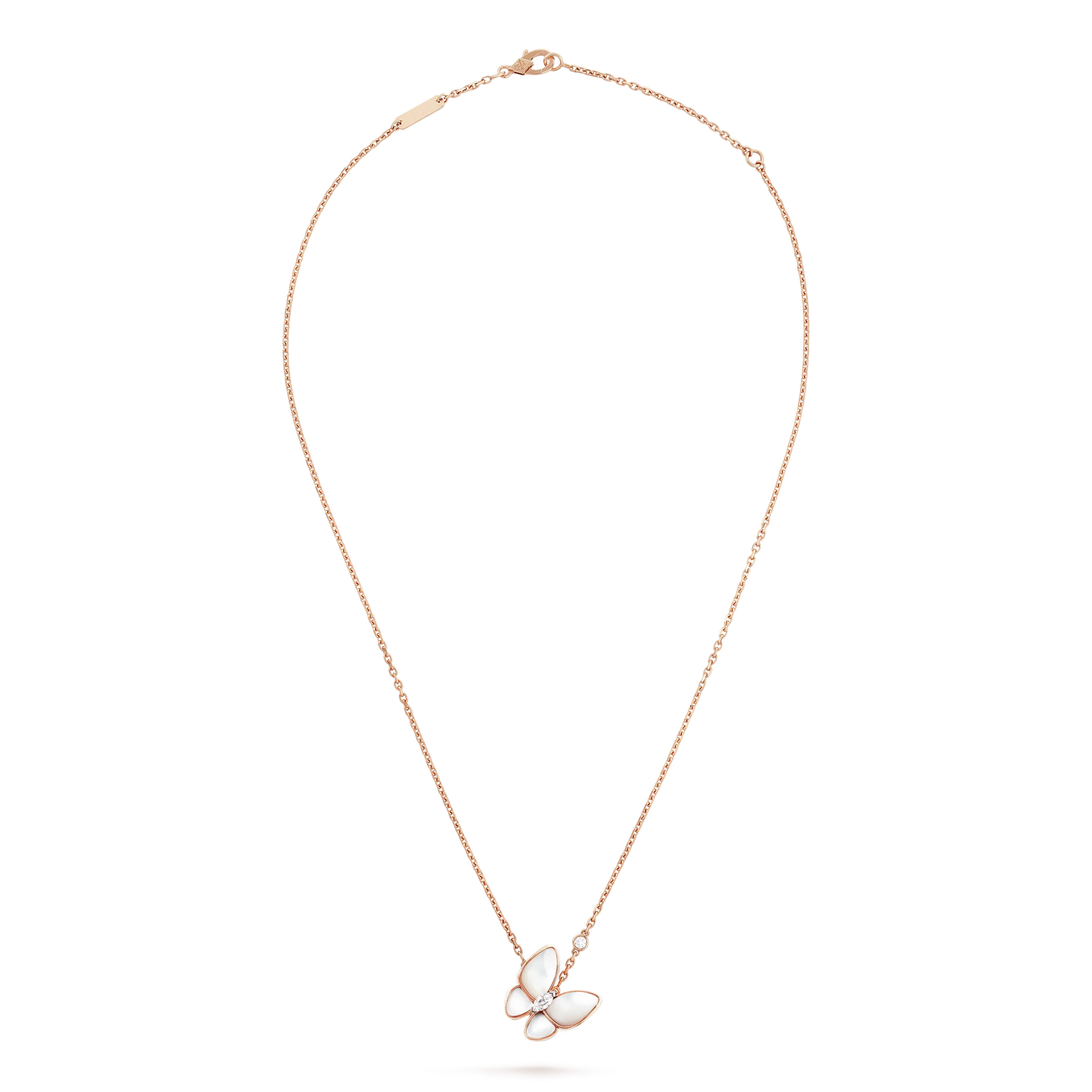 [Moco]BUTTERFLY MOP DIAMOND NECKLACE