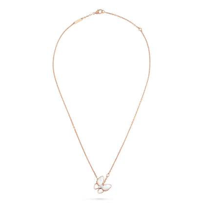 [Moco]BUTTERFLY MOP DIAMOND NECKLACE