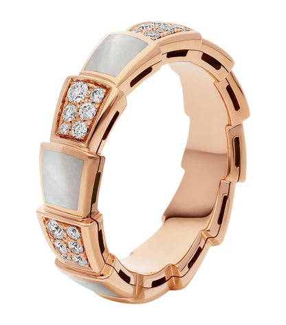 [Moco]SERPENTI RING ROTGOLD MIT DIAMANTEN 4MM