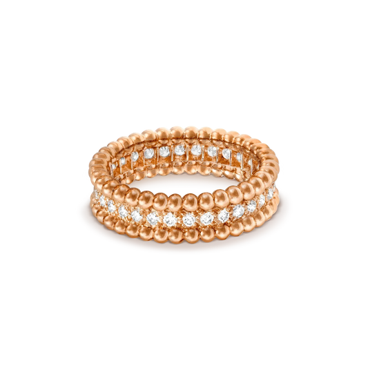 [Moco]PERLEE DIAMANT ROSÉGOLDRING