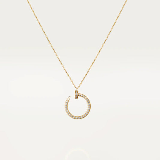 [Moco]JUSTE NECKLACE GOLD DIAMONDS